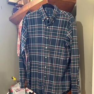 MENS RALPH LAUREN PLAID BUTTON DOWN